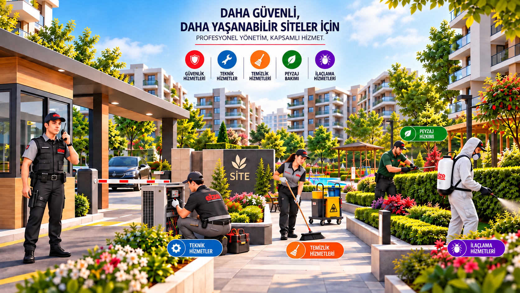 Ana Sayfa sayfasındaki Hizmetler · Site ve Apartman Yönetimi bölümüne ait görsel